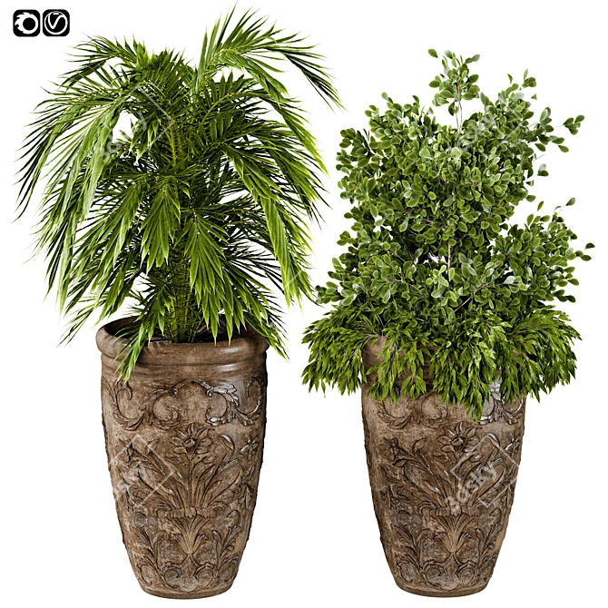 Realistic Plant Model for 3D Rendering 3D model image 1