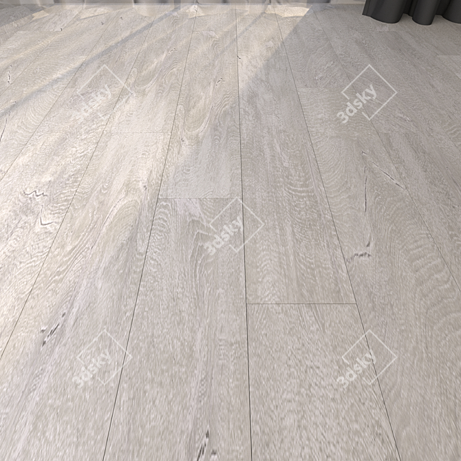 Paronda Lenk Ash 3D Parquet: High-Quality Textures 3D model image 1