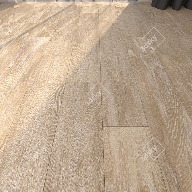 Hive Honey Oak Parquet 15x90 3D model image 1