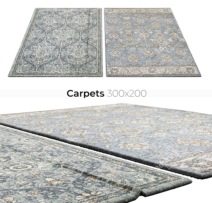 Cozy Home Carpets 3D model image 1