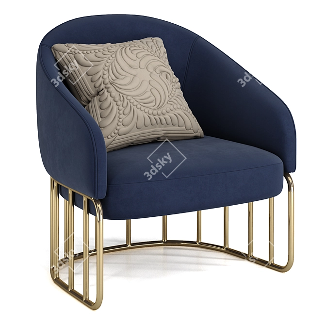 Modern Elegance: LIANG&EIMIL Boston Chair 3D model image 5