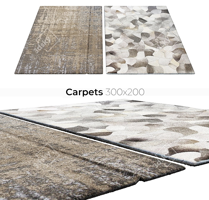 Luxury Interior Carpets 3D model image 1