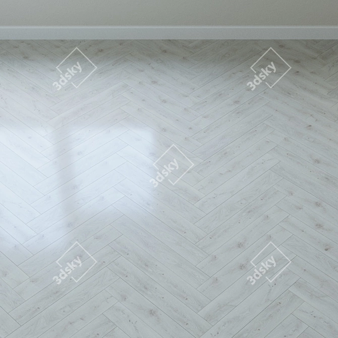 Vintage Classic Chantilly Oak Parquet 3D model image 3