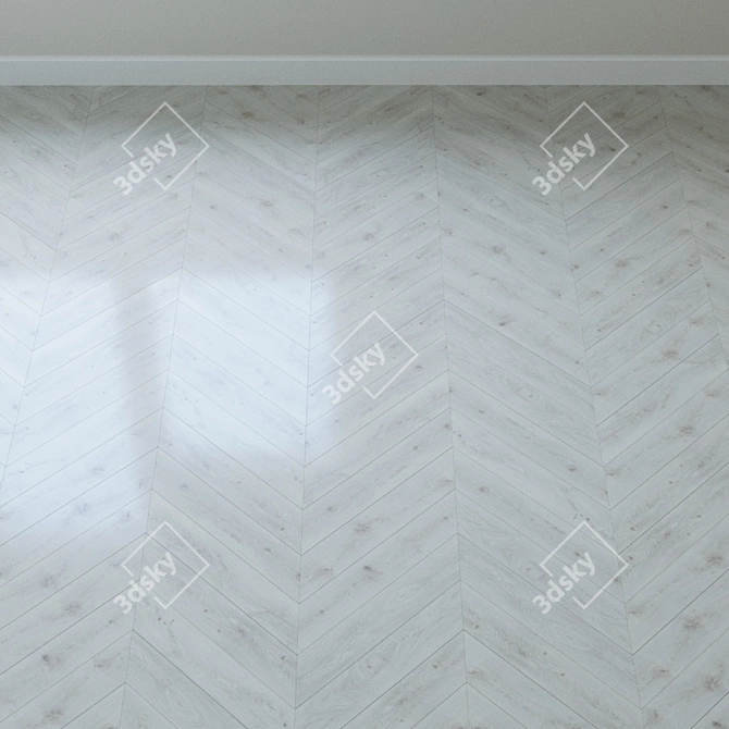 Vintage Classic Chantilly Oak Parquet 3D model image 4