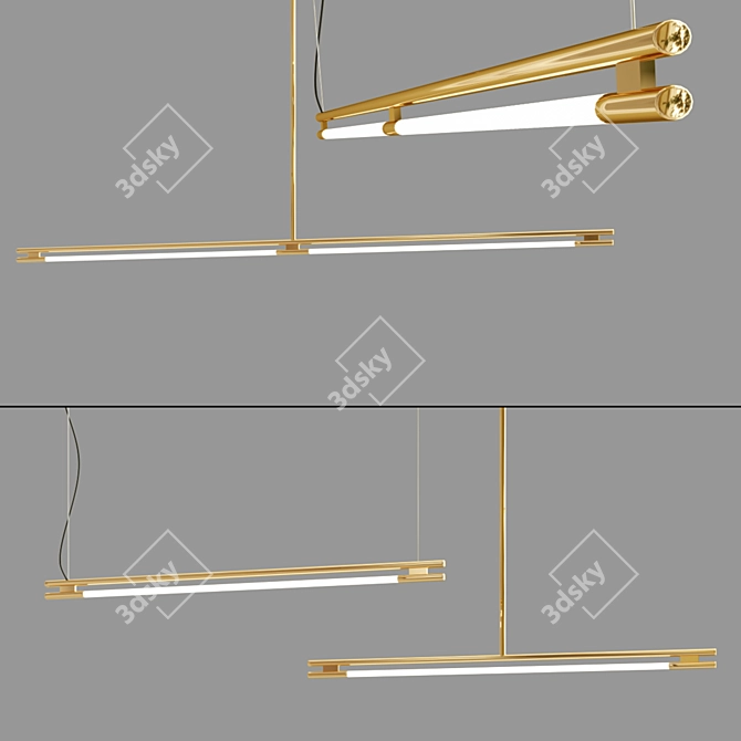 Sleek Elegance: Leto Suspension 3D model image 2