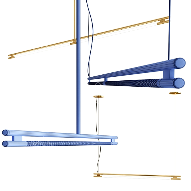 Sleek Elegance: Leto Suspension 3D model image 3