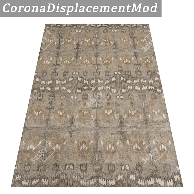Luxury Rug Set with High-Quality Textures 3D model image 4
