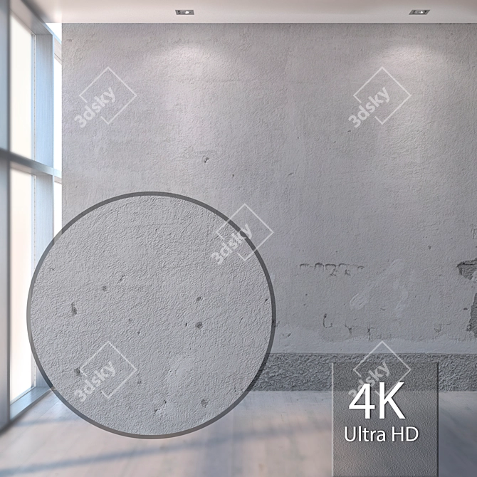 Title: Seamless Plaster Texture 3D model image 1