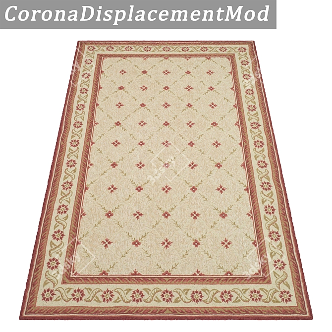 Luxury Carpet Set: 3D Textures 3D model image 4