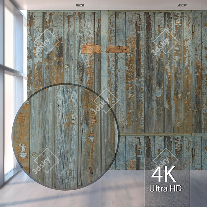 Seamless Wood Texture Pack 3D model image 1