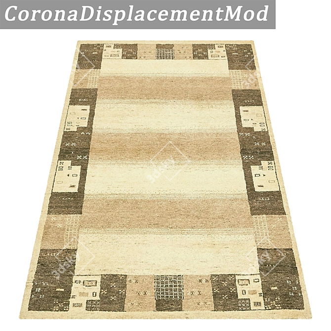 Luxury Carpet Set: High-Quality Textures 3D model image 4