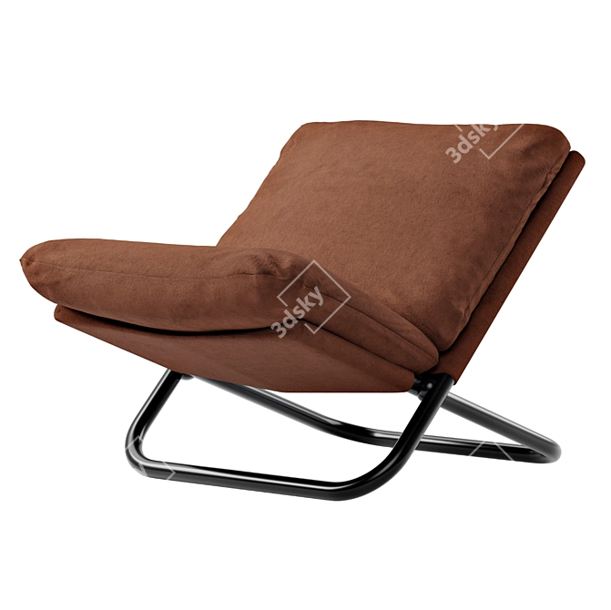 Sleek Arflex Cross Armchair 3D model image 1