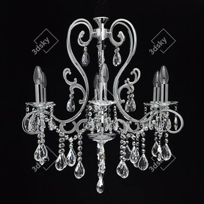 Elegance Illuminated: Classic Chandelier 3D model image 1