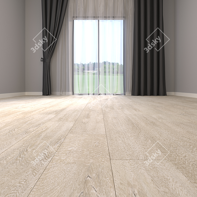 3D Model Parquet Floor | Lenk Maple 3D model image 2