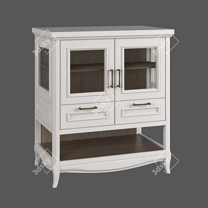 Vintage Charm: Madlen Sideboard in Ruta & Estella 3D model image 1