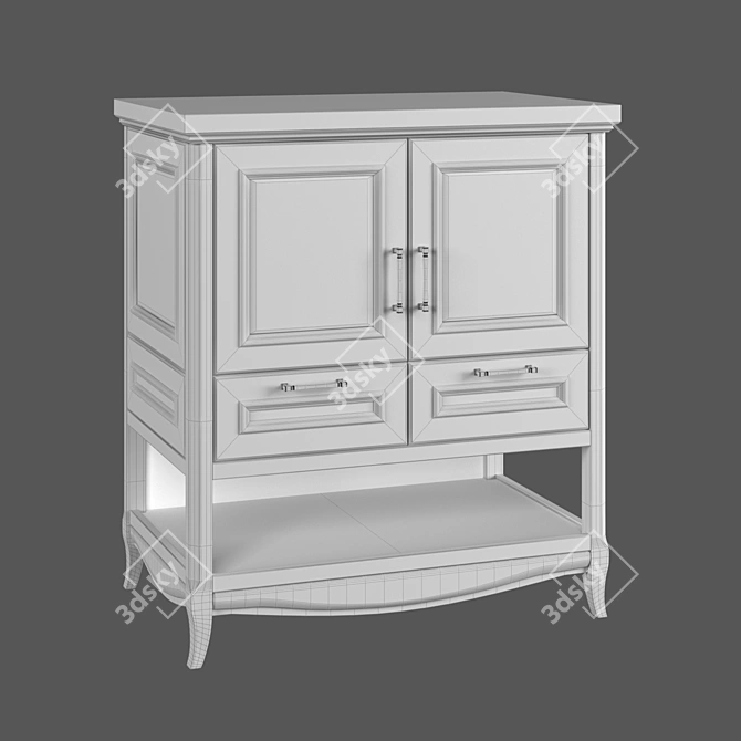 Vintage Charm: Madlen Sideboard in Ruta & Estella 3D model image 5