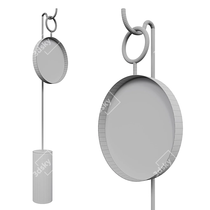 Anna Karlin Hanging Mirror 3D model image 2