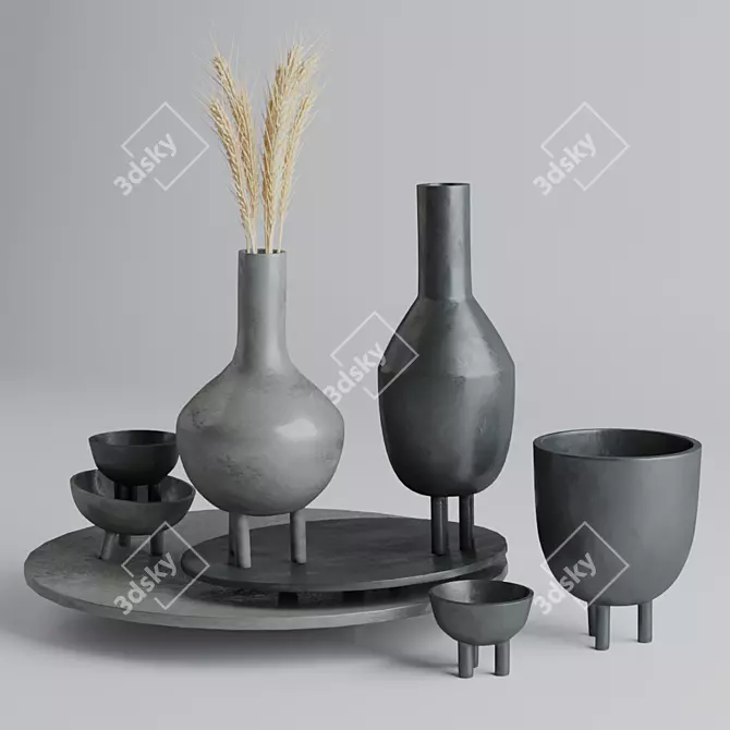 101 CPH_SET: Versatile and Stylish Home Essentials 3D model image 2