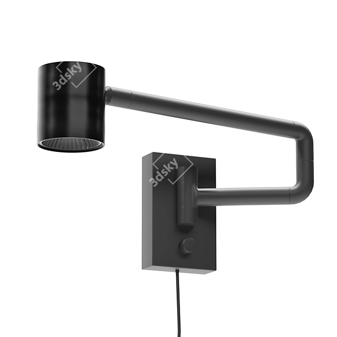 Adjustable Tripod Wall Lamp: NYMÅNE by IKEA 3D model image 1