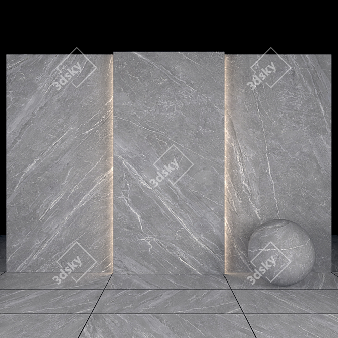 Gray Stone 04: High-quality Texture Set with Multiple Maps 3D model image 2