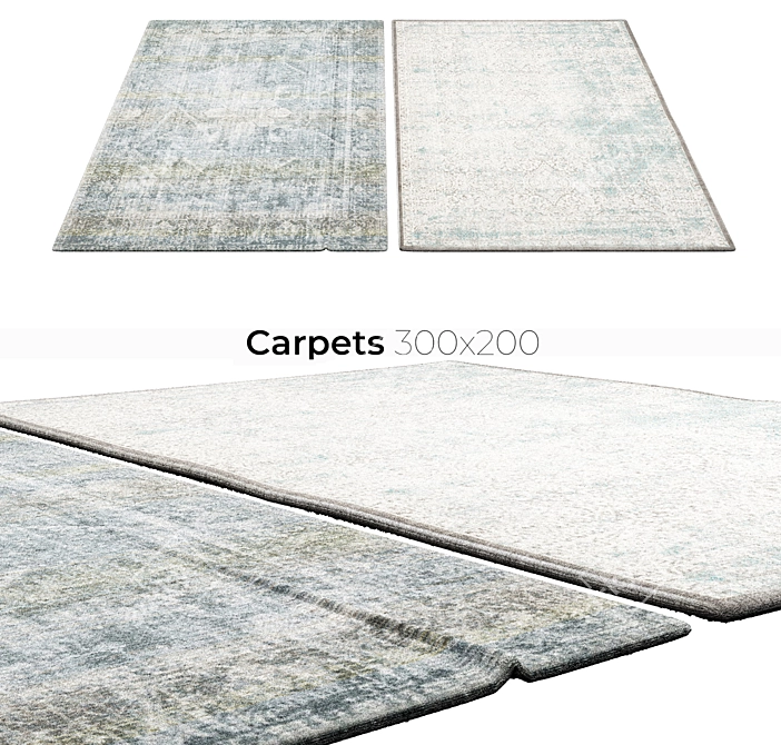 Designer Carpets for Elegant Interiors 3D model image 1