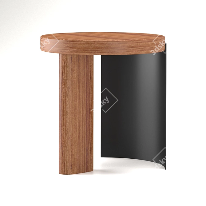 Cassina: Stylish Bedside Table 3D model image 2