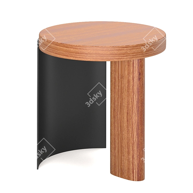 Cassina: Stylish Bedside Table 3D model image 3