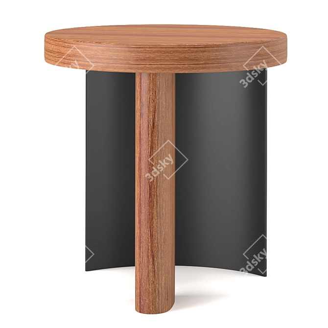 Cassina: Stylish Bedside Table 3D model image 4