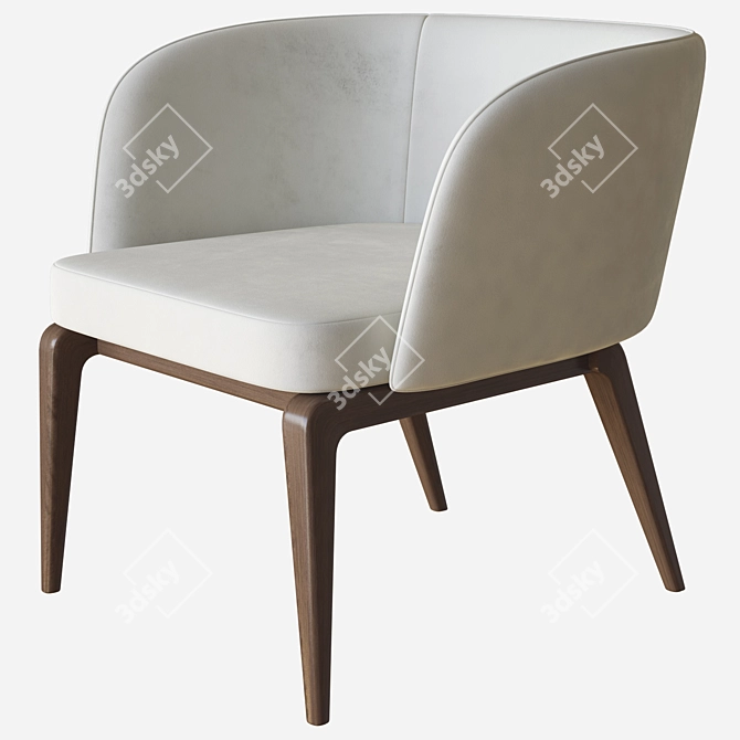 Uovo Bridge Chair: Modern Elegance 3D model image 1