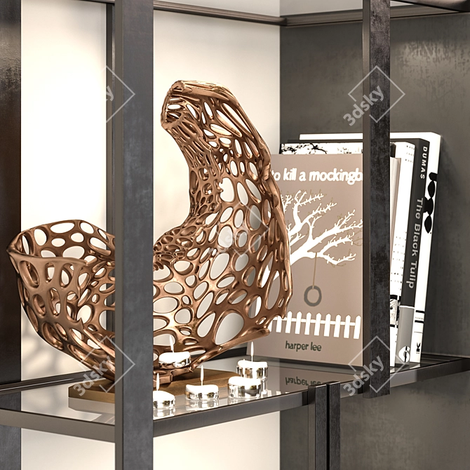 Elegant Wardrobe: 3D Masterpiece 3D model image 3