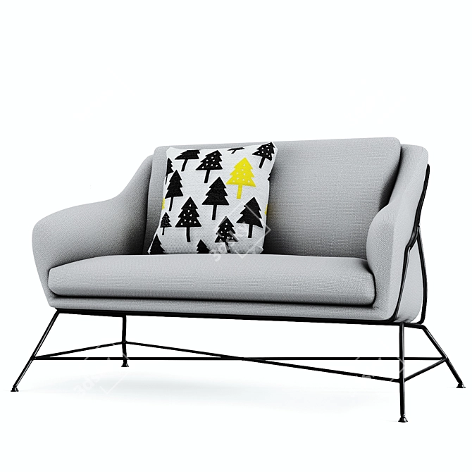 Modern Brida Sofa: Simple, Functional Design 3D model image 1