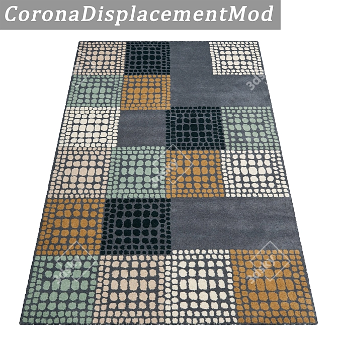 Luxury Rug Set 2154 3D model image 4