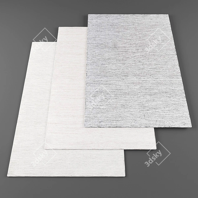 High-Resolution Rugs Set 3D model image 1