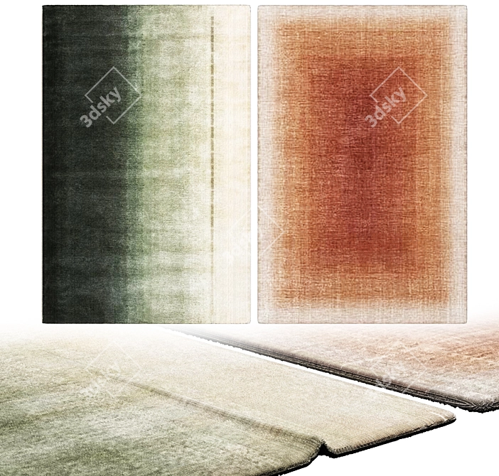 Stylish Interior Carpets 3D model image 2