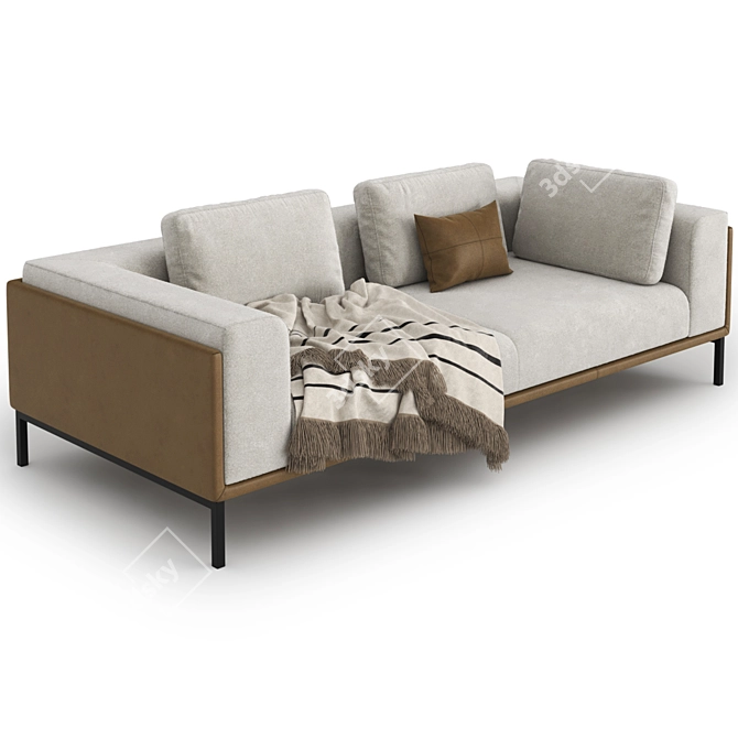 Elegant Slettvoll Zofi Sofa 3D model image 6