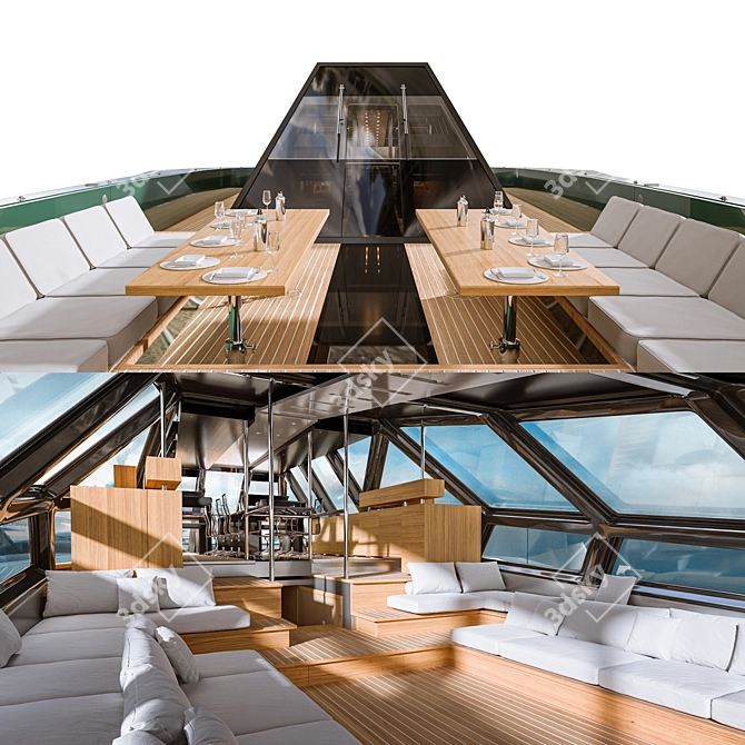 Wallypower 118: Luxurious 36m Motor Yacht 3D model image 2