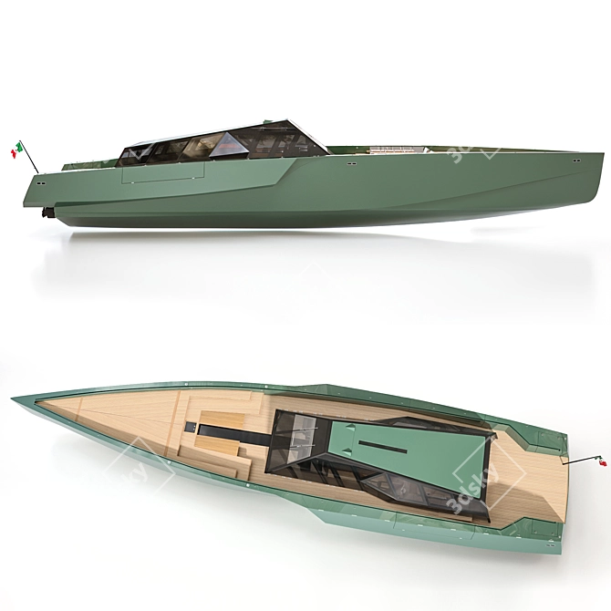 Wallypower 118: Luxurious 36m Motor Yacht 3D model image 3