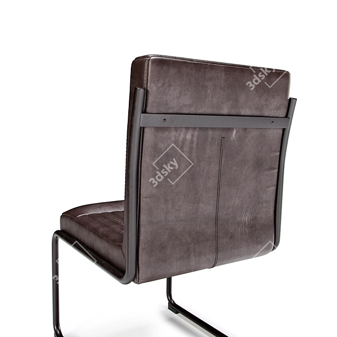 Contemporary Dining Chair Vid 3D model image 5