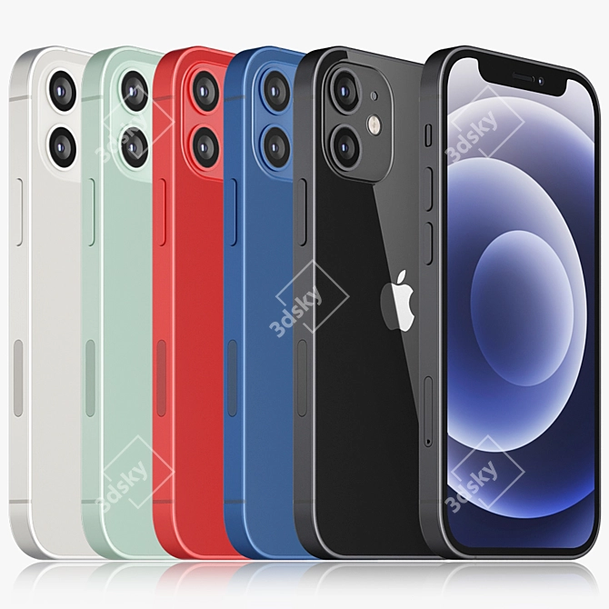 Ultimate iPhone 12 mini Collection 3D model image 1