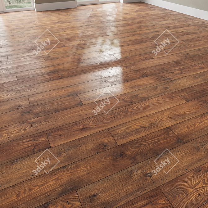 Versatile Chestnut Bakersfield Laminate 3D model image 4