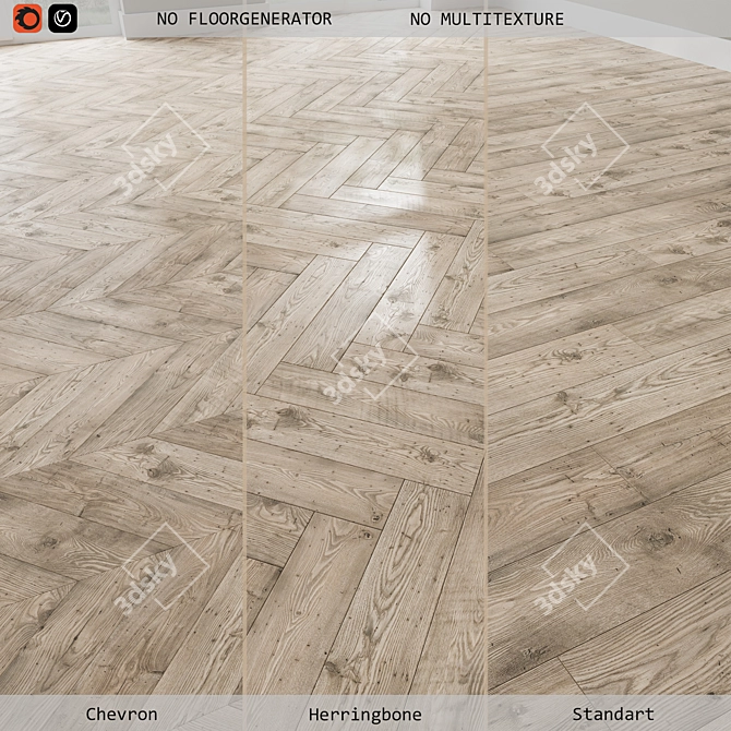 Chestnut Rushmore Laminate Flooring 3D model image 1