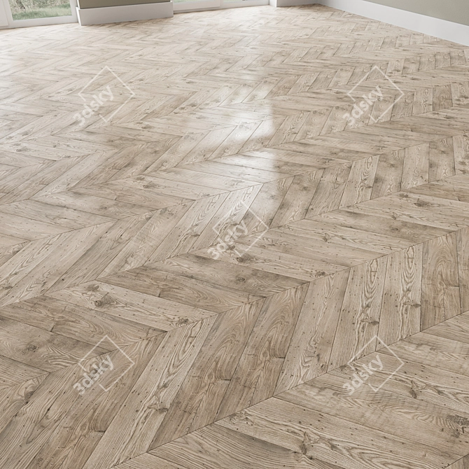 Chestnut Rushmore Laminate Flooring 3D model image 3