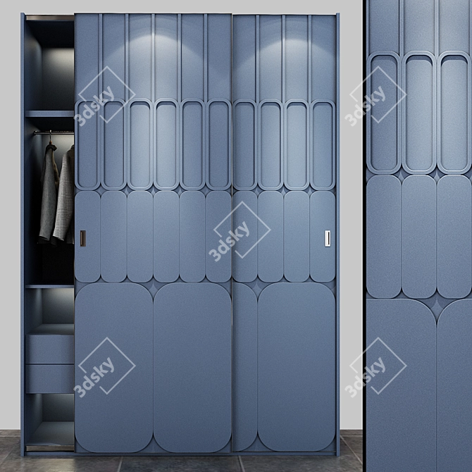 Sleek Storage Solution: Cabinet 029 3D model image 1