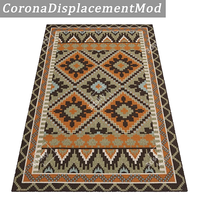 High-Quality Carpet Set 2163 3D model image 4