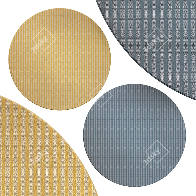 Elegant Circle Rugs | No. 121 3D model image 1