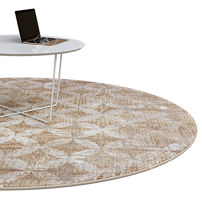 Elegant Circle Rugs | No. 124 3D model image 2