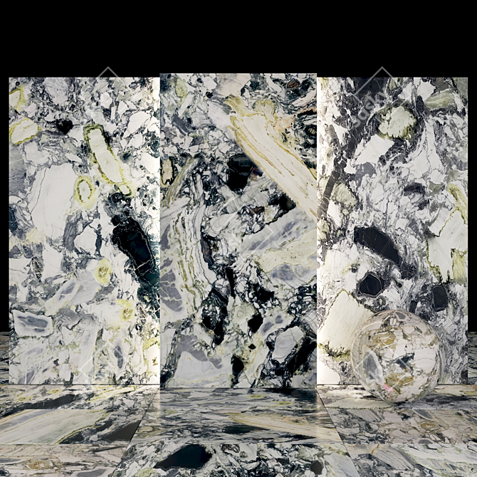 Ice Connect Marble Slabs & Tiles 3D model image 1