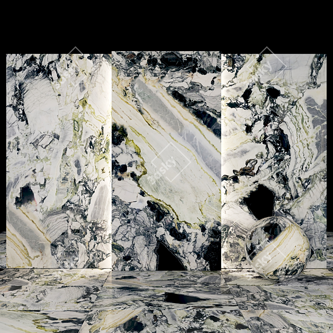 Ice Connect Marble Slabs & Tiles 3D model image 2