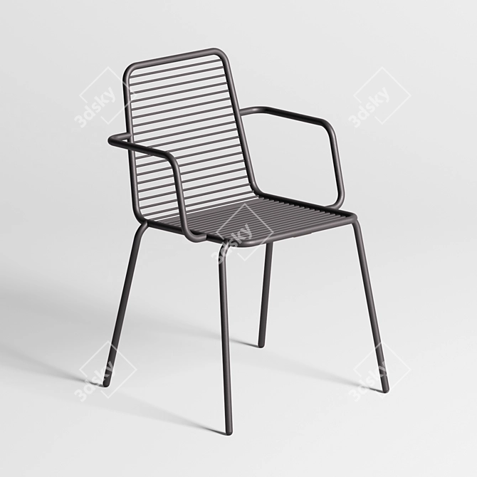 YO Armchair: Comfort and Style 3D model image 1