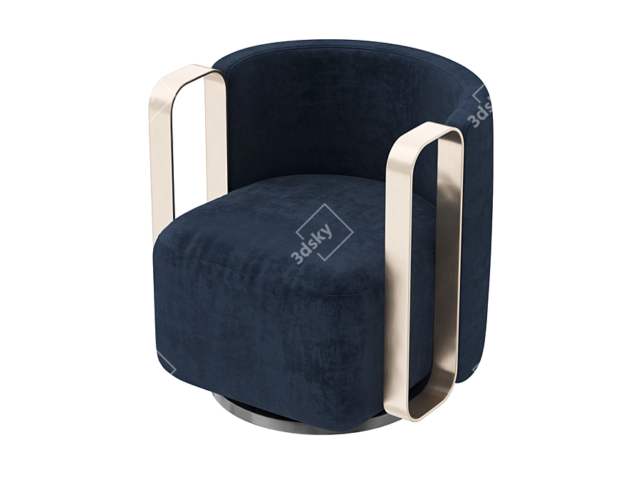 Fendi Casa Armchair - 2015 Design 3D model image 1
